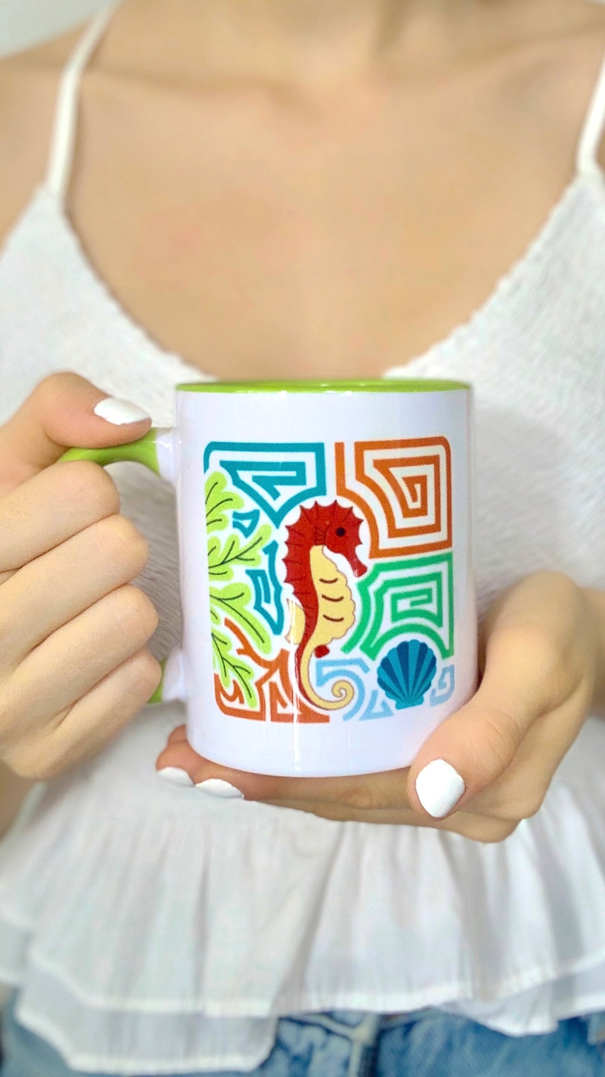 Seahorse cup