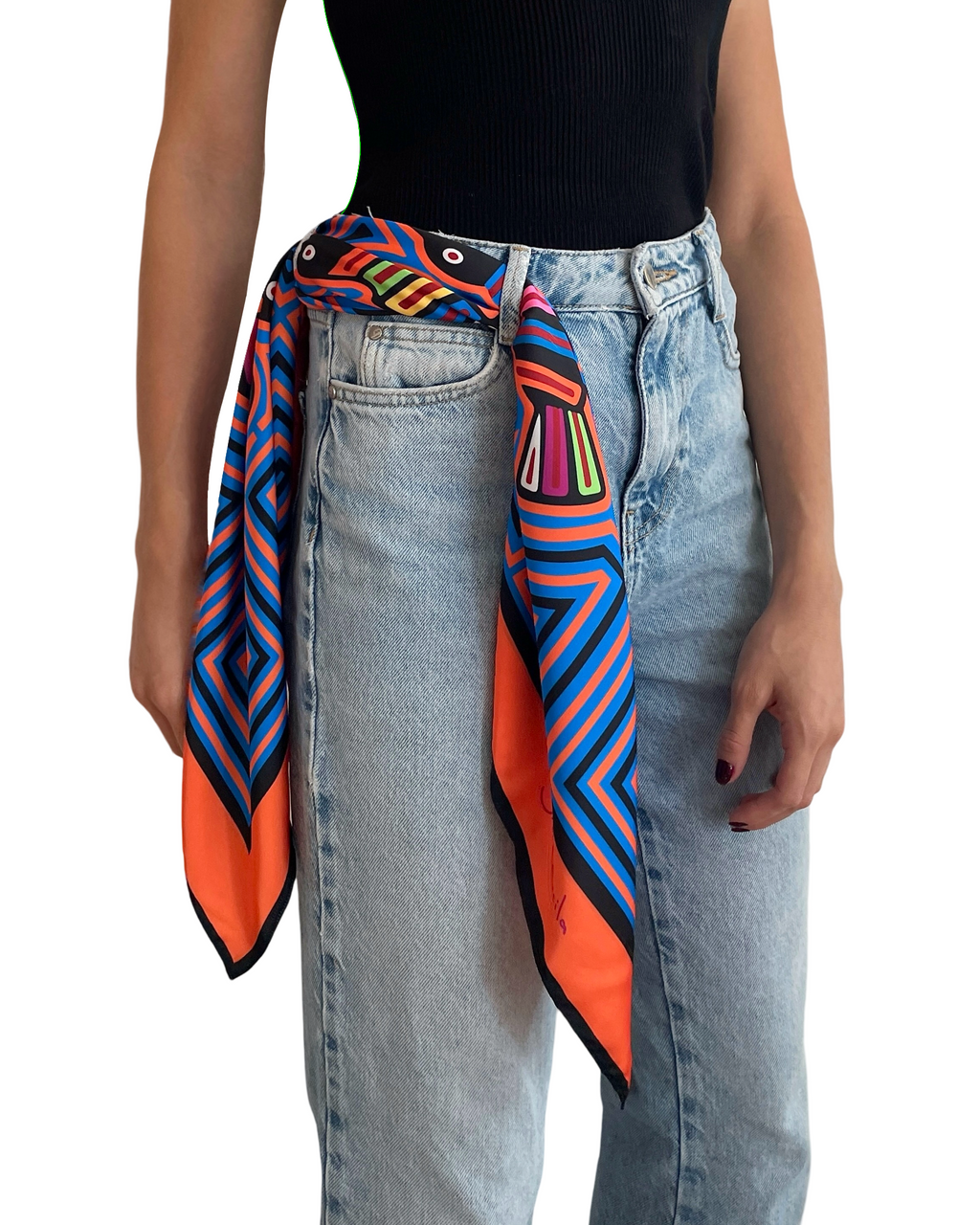 Birds Silk Scarf