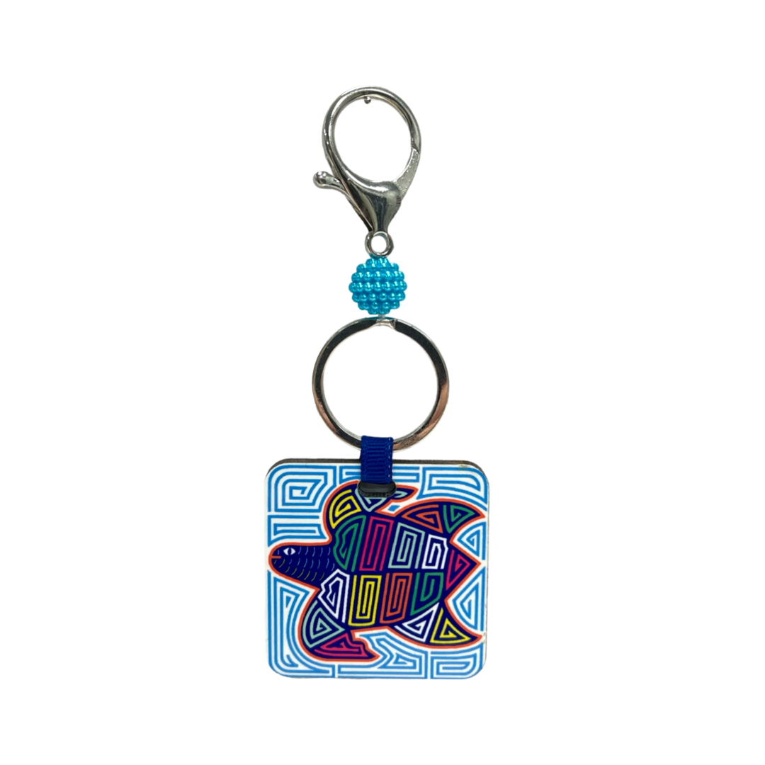 Mola inspiration keychain