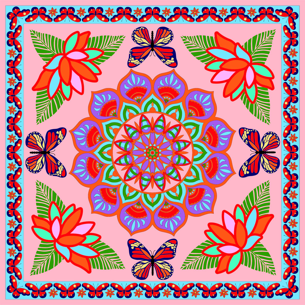 Butterfly Silk Scarf