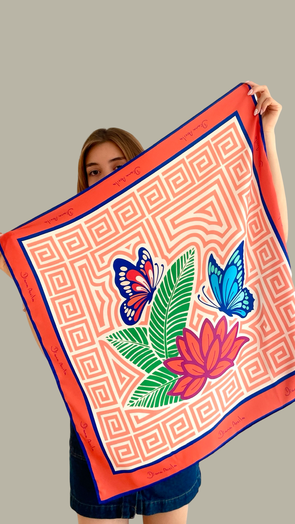 Butterfly Silk Scarf