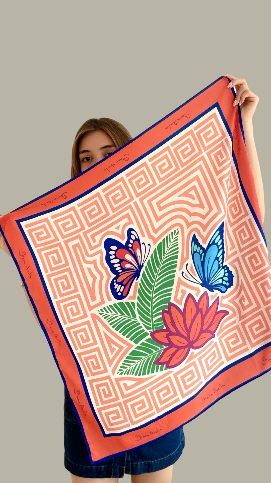 Butterfly Silk Scarf