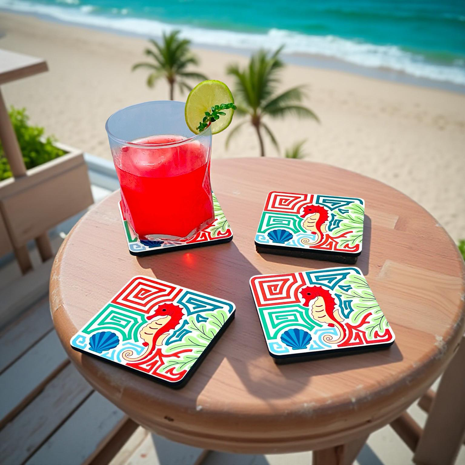 Seahorse Coasters