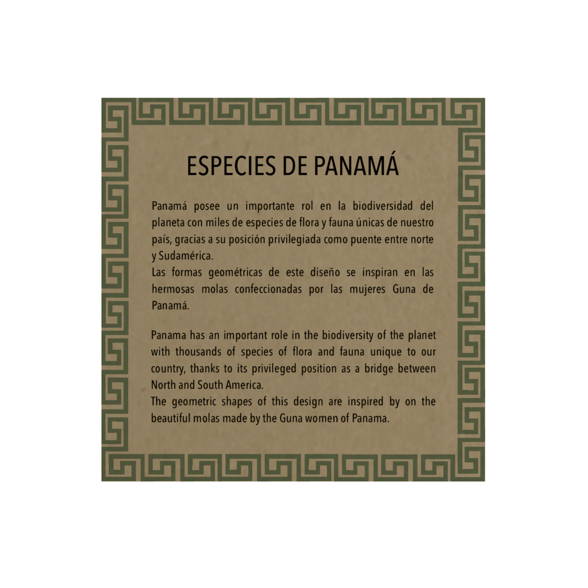 Panamá Species Coasters