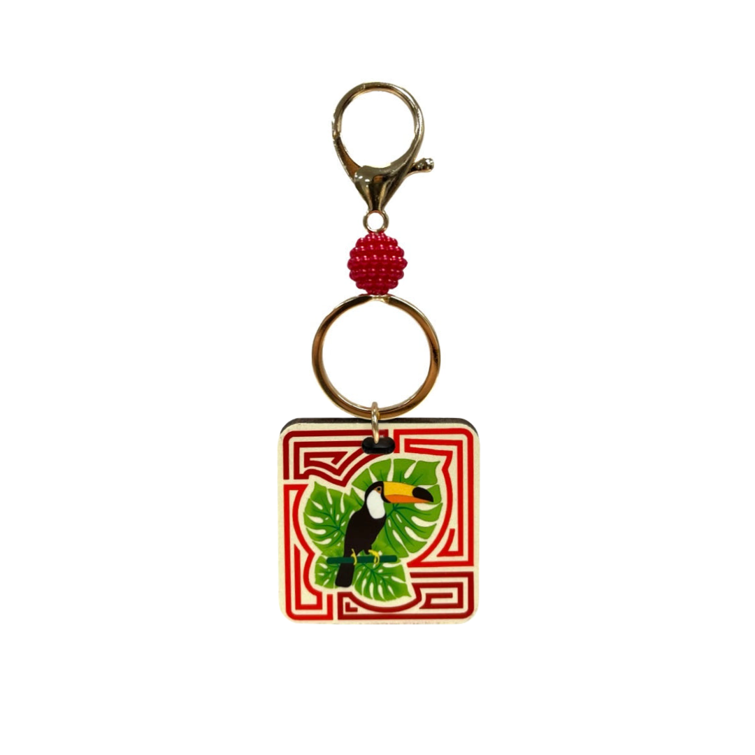 Mola inspiration keychain