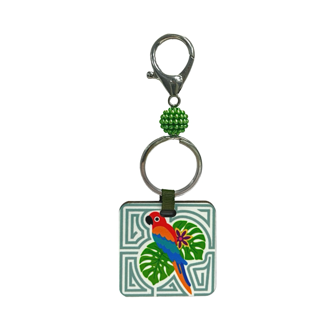 Mola inspiration keychain