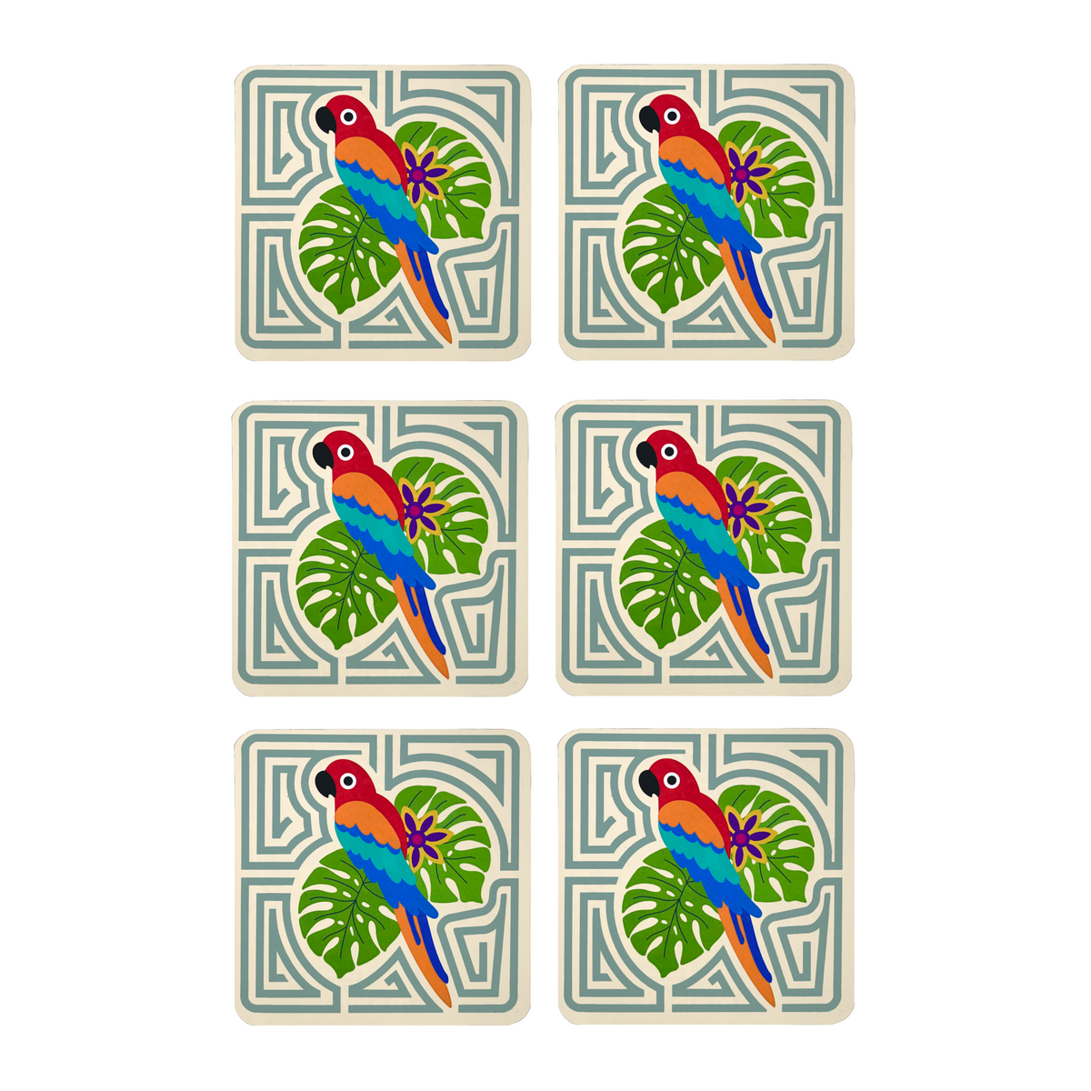 Macaw Coasters