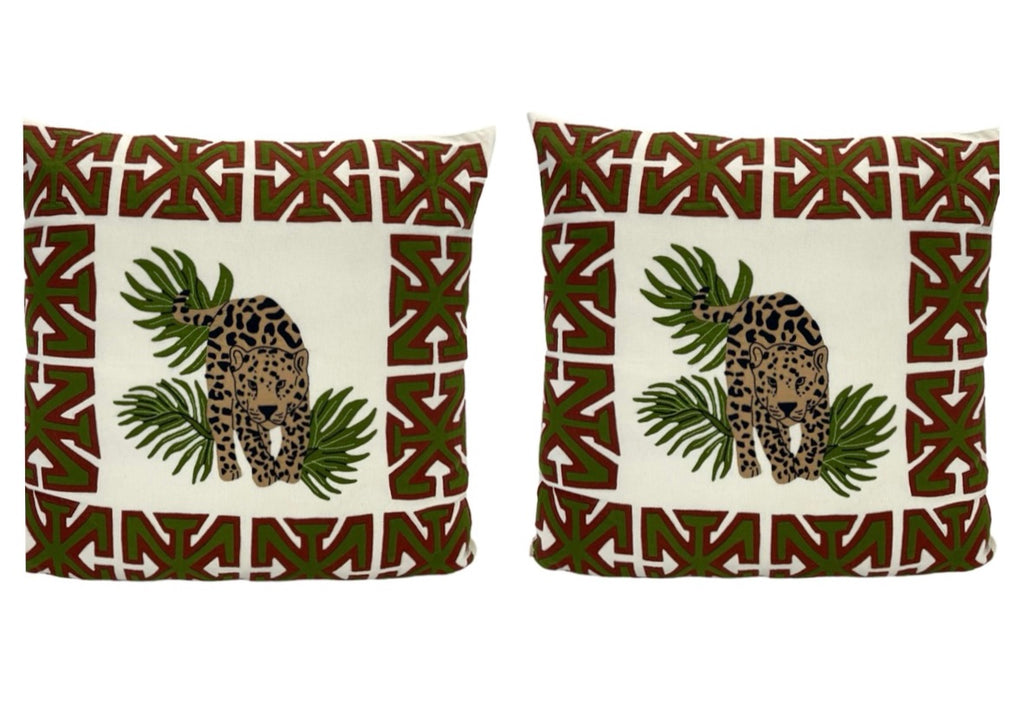 Jaguar Cushion Cover