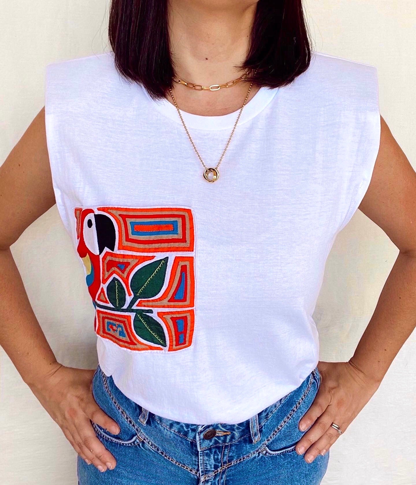 Red Macaw t-shirt