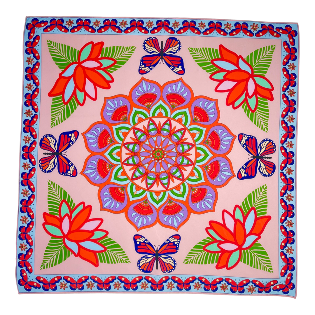 Butterfly Silk Scarf