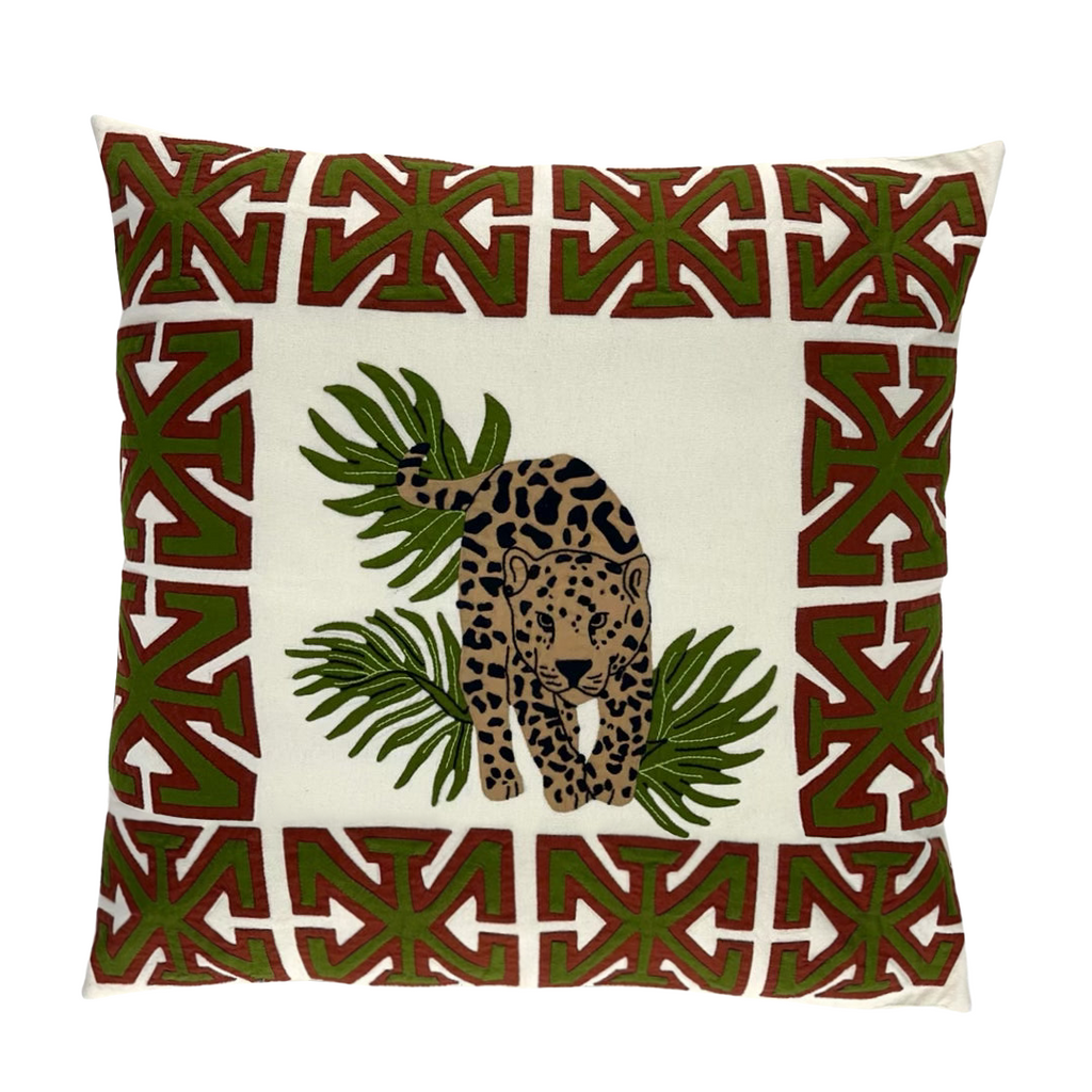 Jaguar Cushion Cover