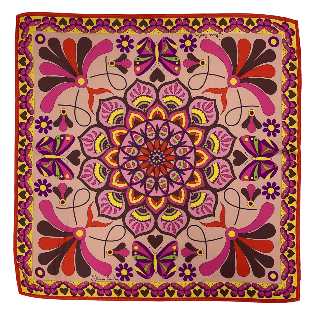 Butterfly Silk Scarf
