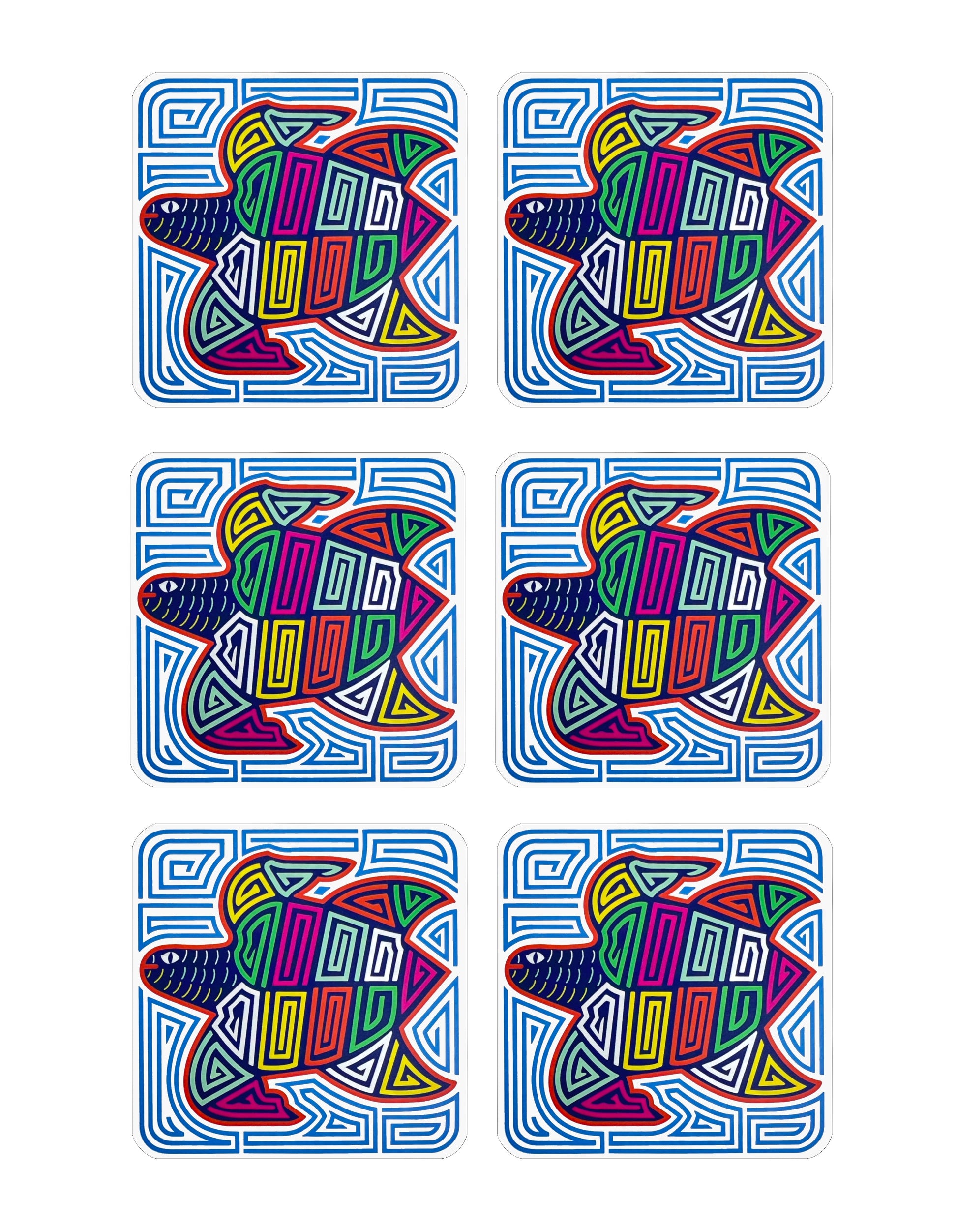 Marine Turtle Coasters
