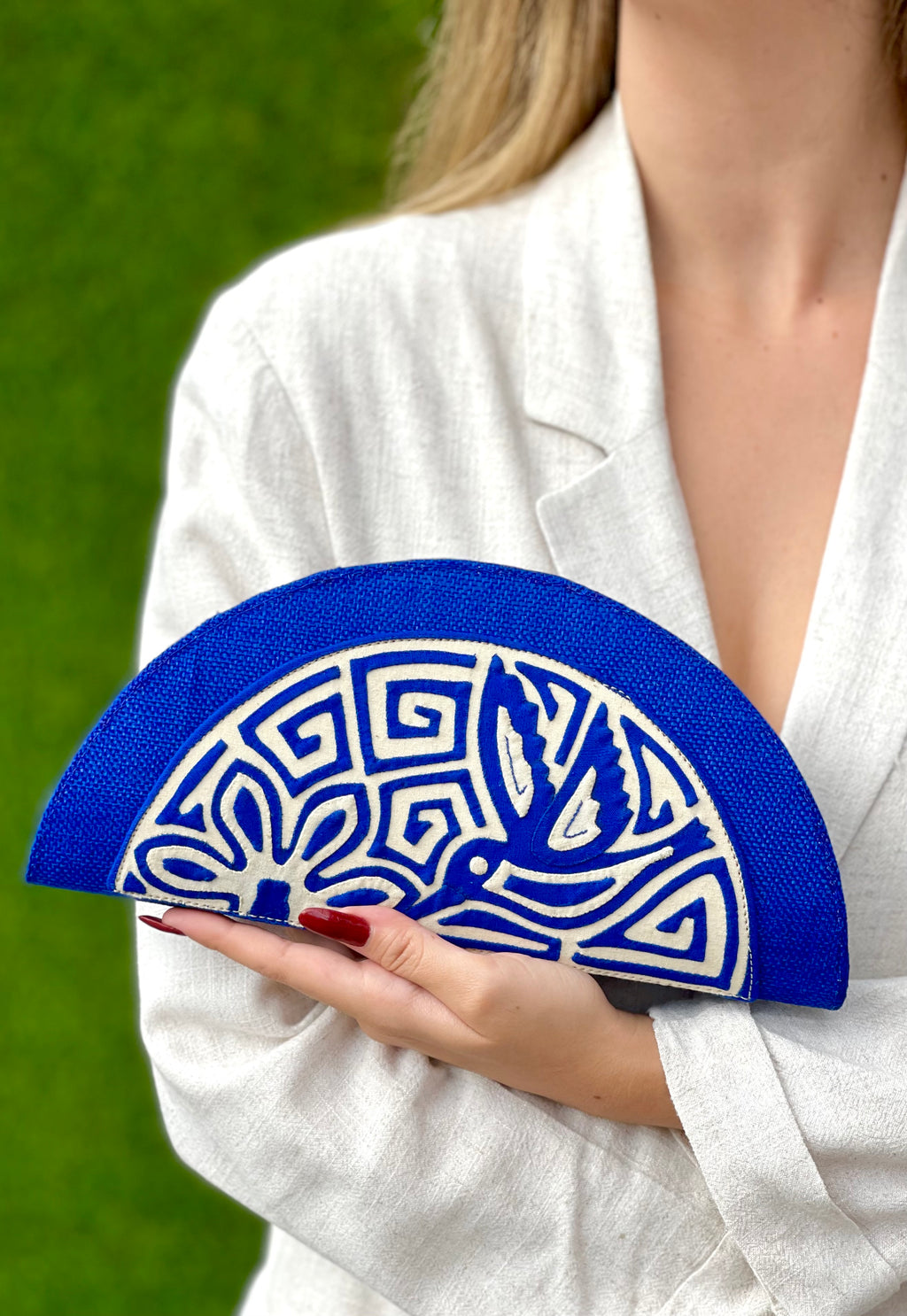 Blue Hummingbird Clutch