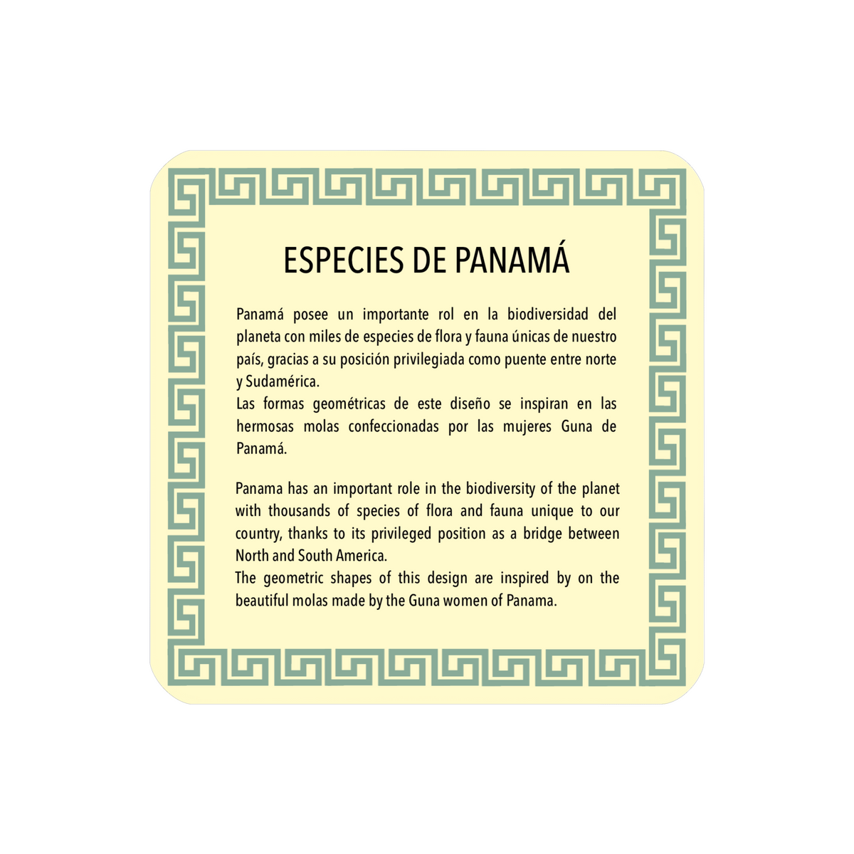 Panamá Species Coasters