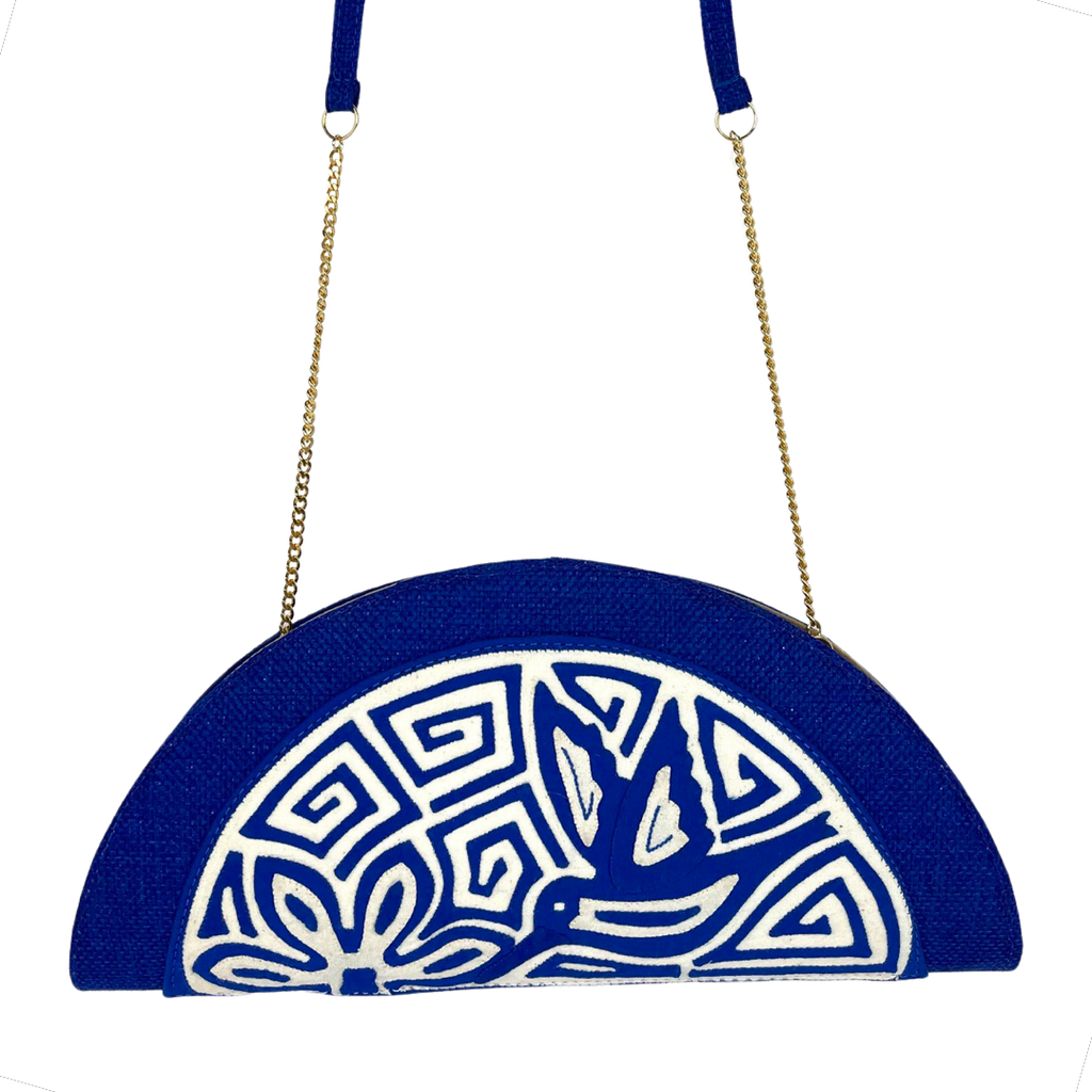 Blue Hummingbird Clutch