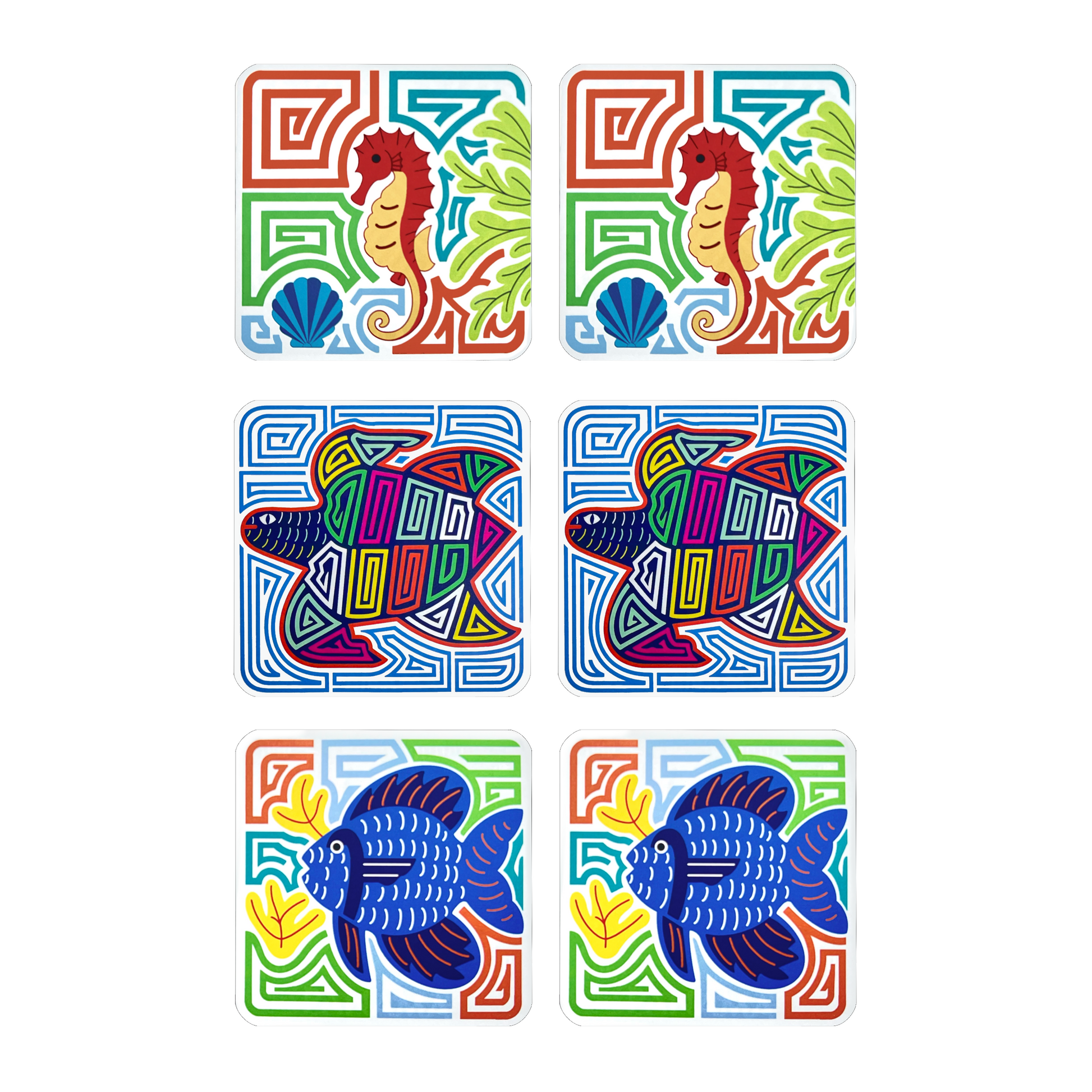 Marine Species Coasters