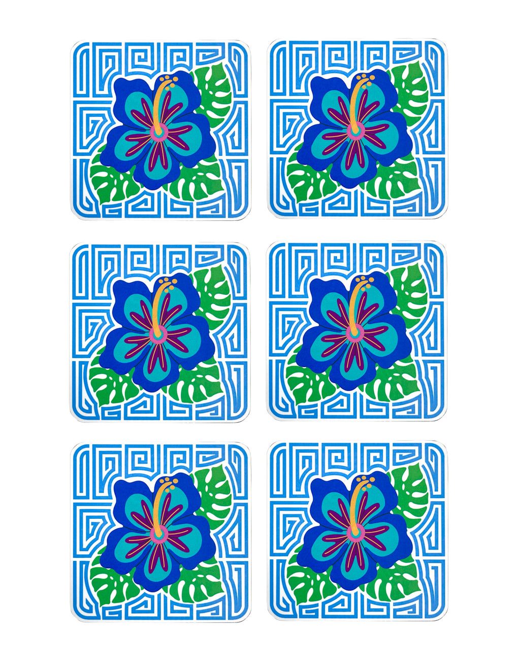 Blue Papo Coaster