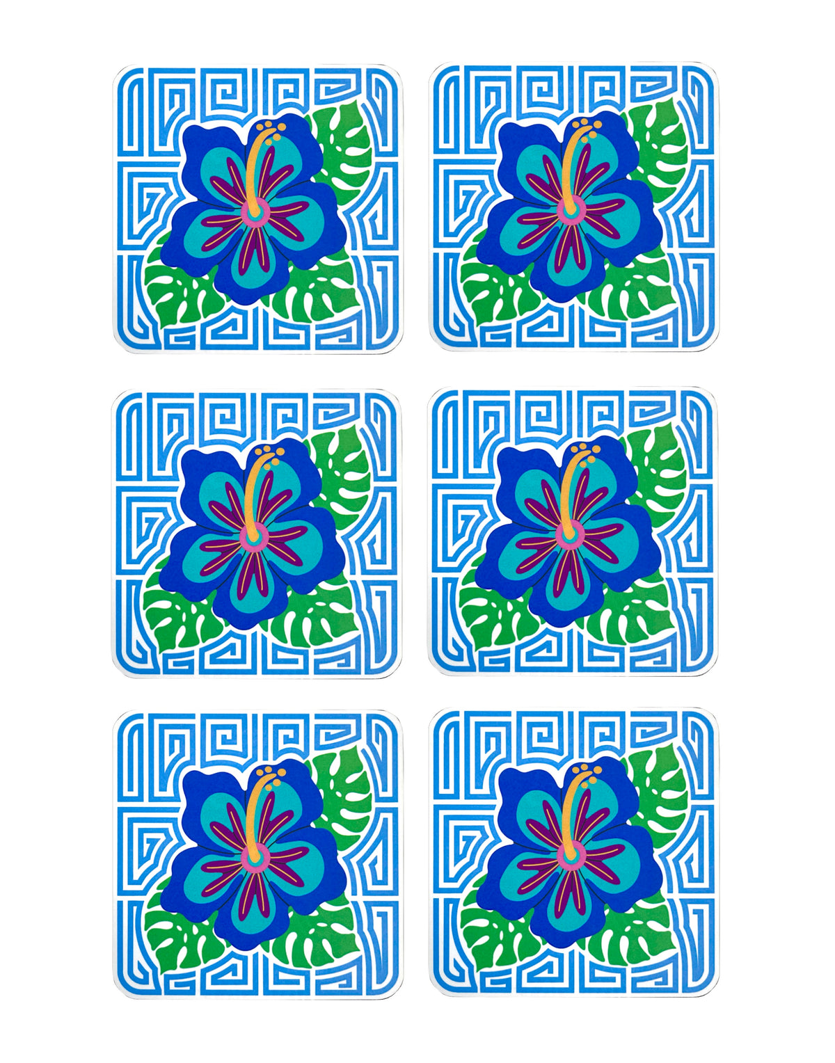Blue Papo Coaster