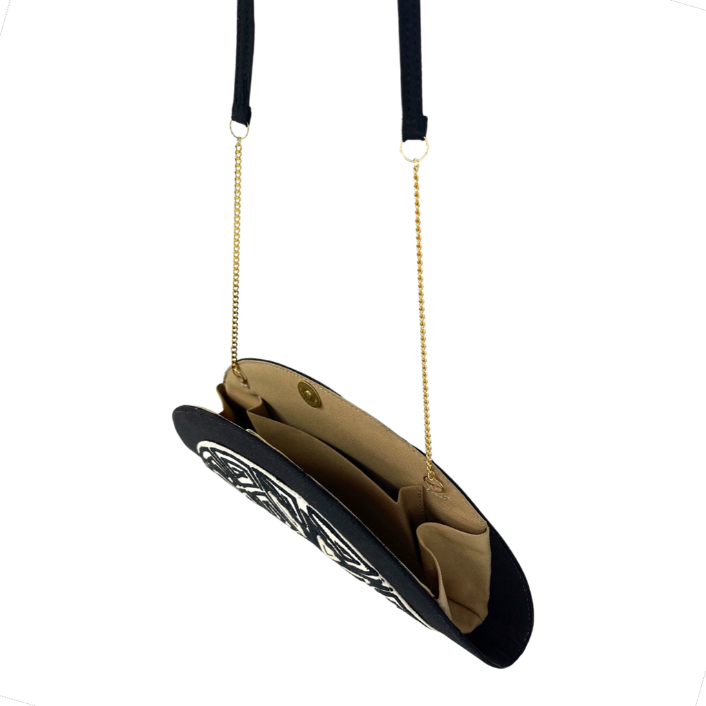 Black Hummingbird Clutch